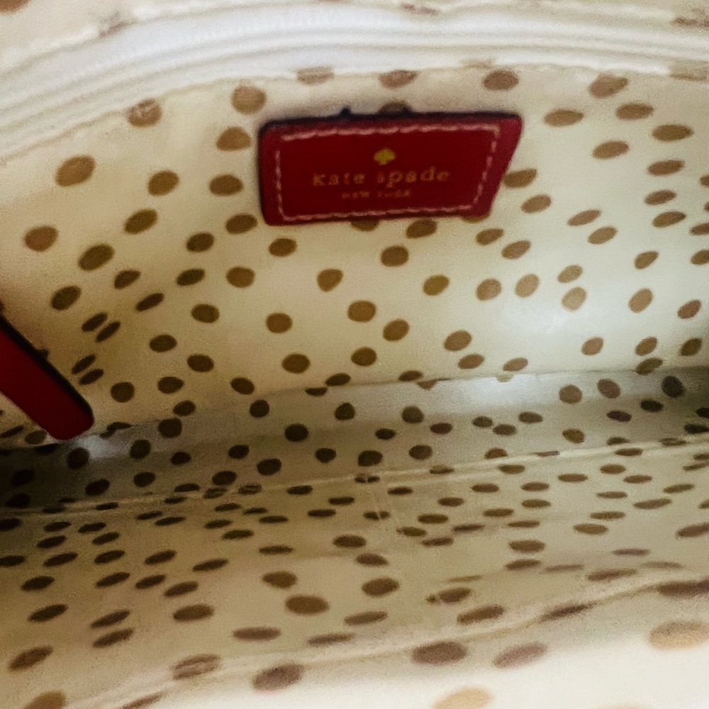 kate spade red leather chain-strap crossbody - Picture 11 of 11